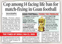 Match-fixing in Goan football: AFC seeks report on findings of investigation