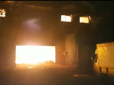 Thane: Fire breaks out at wafers godown in Manpada