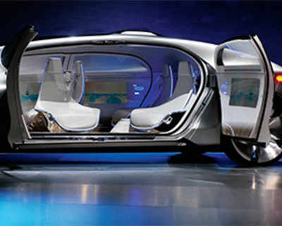 Concept turns green car into living room