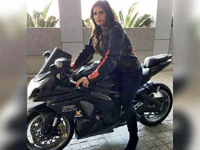 Zareen Khan joins a race