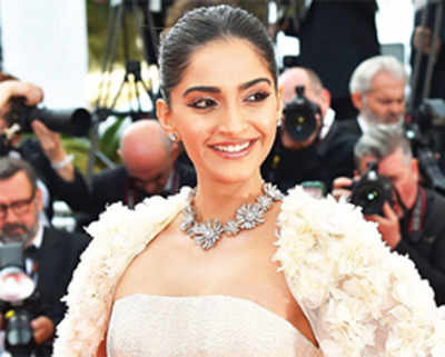 Champagne, caviar, couture with Sonam