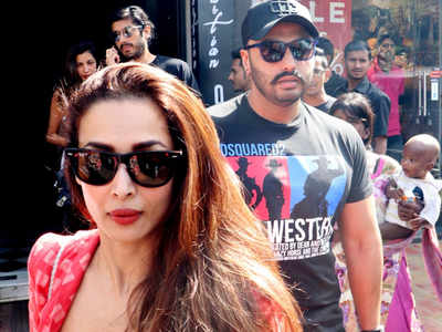 Spotted: Arjun Kapoor and Malaika Arora on a lunch date in Bandra