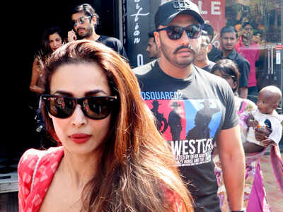 Spotted: Arjun Kapoor and Malaika Arora on a lunch date in Bandra