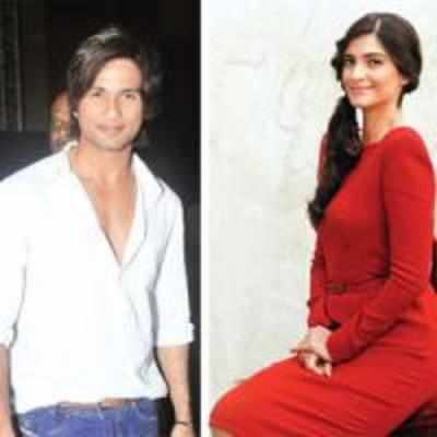 Shahid in, Sonam out