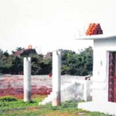 100-yr-old temple wrecked