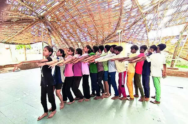 Underprivileged children attend dance workshop to step up in life