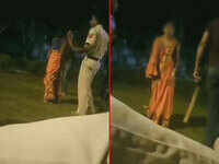 Video of Haryana cops beating woman goes viral, 2 suspended 
