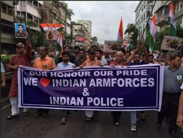 Kolkata walks for Indian armed forces
