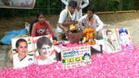 Congress supporters perform ‘havan’ on Rahul Gandhi’s birthday 