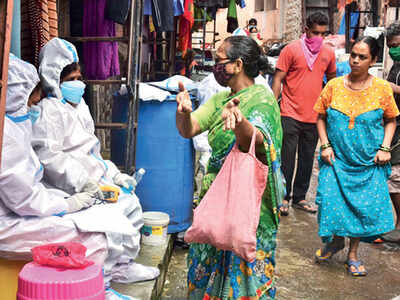 Dharavi sees a spike in cases after 2 months