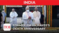 PM Modi pays tributes to Shri Atal Bihari Vajpayee at 'Sadaiv Atal' 