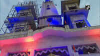 COVID-19: Devotees offer prayers from outside Meerut's Augarnath Temple on 'Sawan Somwar' 