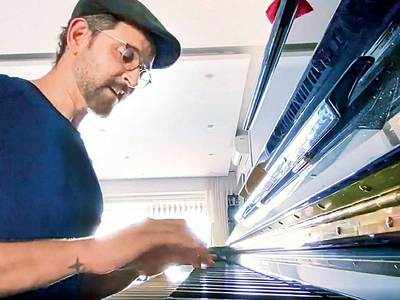 Hrithik Roshan brushes up on singing, piano skills with sons Hrehaan and Hridhaan