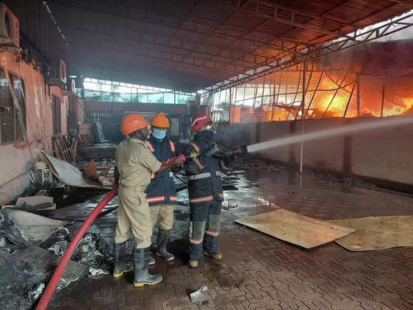 Footwear factory gutted in blaze in Malappuram