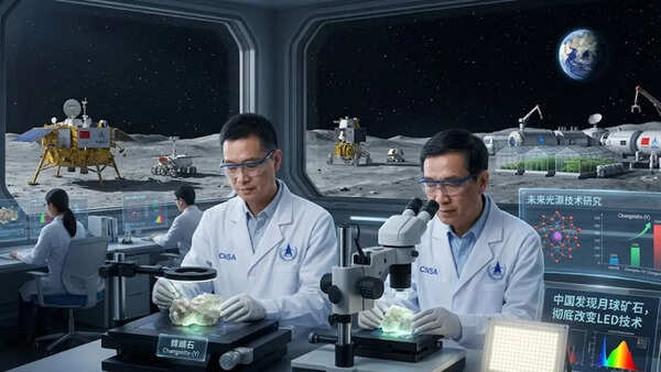 China discovers rare Moon mineral that could revolutionise LED technology on Earth