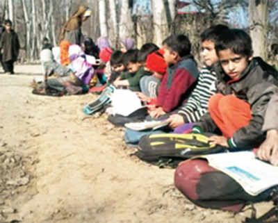 Kids left out in the cold as building owner locks school in J&K