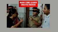 Congress leader Yashomati Thakur creates ruckus, after being stopped from meeting Karnataka MLA in hospital 