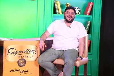 Riyaaz Amlani motivates Mumbaikars at Signature Start Up Masterclass