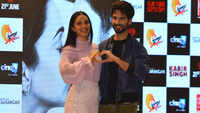 Shahid Kapoor and Kiara Advani at launch of  'Mere Sohneya' song from 'Kabir Singh' 