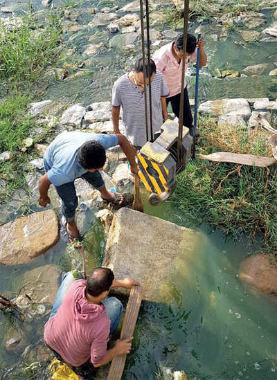 Down the drain, a piece of history