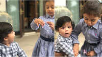 Shahid Kapoor's wife Mira Rajput shares pictures of Zain and Misha's cute sibling banter 