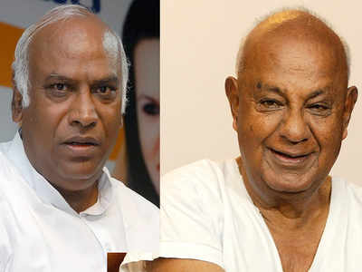 Congress, JD(S) finalise Mallikarjun Kharge and HD Deve Gowda for Rajya Sabha polls