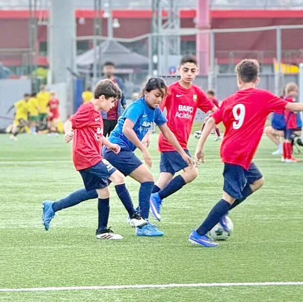 Baroda girl shines among boys at Barca Academy World Cup in Spain
