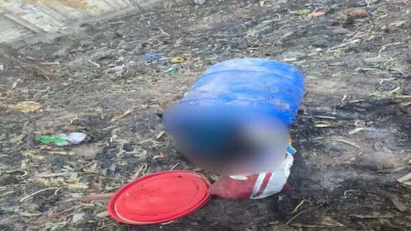 Woman’s body found stuffed inside blue drum in Punjab; heart-shaped tattoo helps identify victim