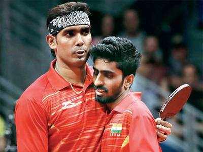 Sharath relieved to get fast-improving Sathiyan for company