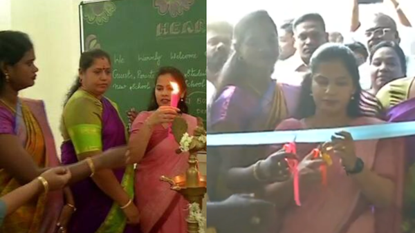 TVK MLA MR Pallavi walks out of GCC event after Chennai mayor refuses to hand over candle to light lamp