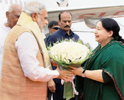 Water row, GST on plate in Jaya-Modi ‘lunch pe charcha’