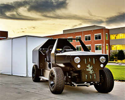 A 3D printed vehicle that recharges your house