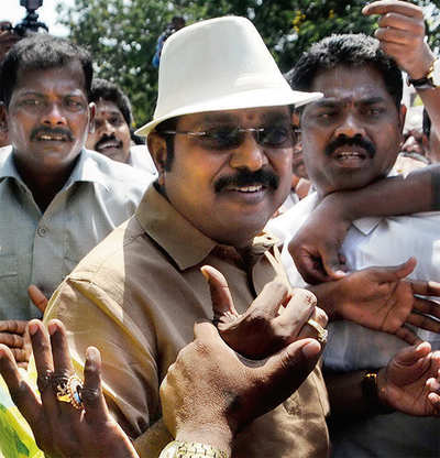 TTV Dinakaran booked in bribery case