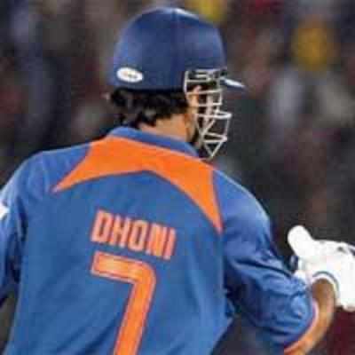 The power of seven for skipper Dhoni