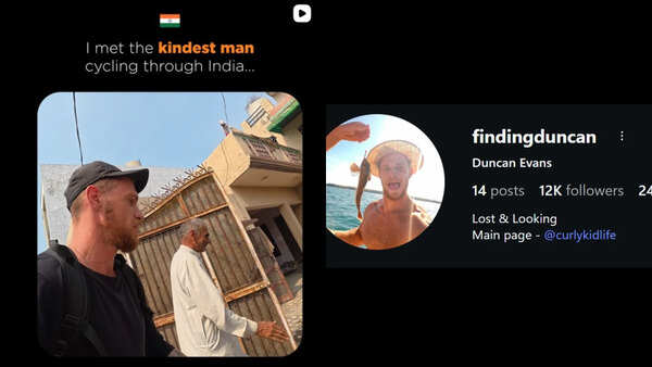 Heartwarming: Video of elderly Indian stranger inviting British cyclist home for buttermilk goes viral