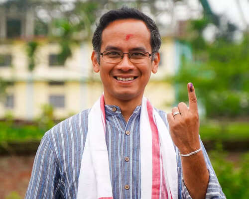 2024 India election: Congress candidate from Jorhat Gaurav Gogoi casts his vote