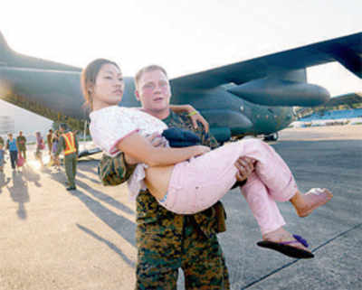 2 planes for 3,000 people: relief efforts fall well short