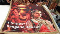 ‘I support Kangana Ranaut’ print saris on sale 