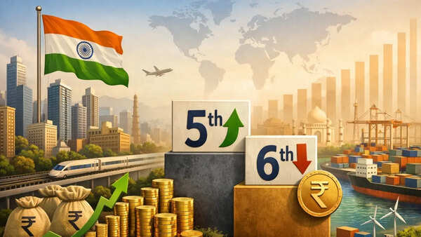 Explained: On way to 4th largest, how India slipped to 6th rank & what it means for 3rd largest economy dream