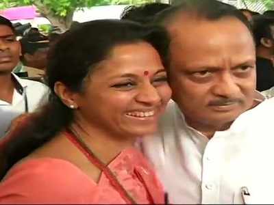 Supriya Sule welcomes Ajit Pawar, Aaditya Thackeray with hugs; newly-elected MLAs take oath