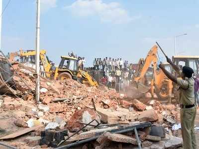 Hubbali: Several feared trapped in Railway parcel building collapse