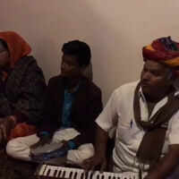 Marwari folk singers at a royal wedding 