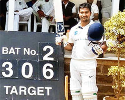 Patil smashes record 306 in 50-over game