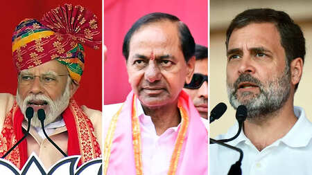 BRS seeks 3rd term; Congress, BJP eye big gains: Stage set for voting in Telangana