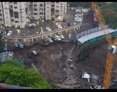 Mumbai Rains: Part of Lloyds Estate Compound caves in; rescue operations underway; woman admitted to hospital in critical condition