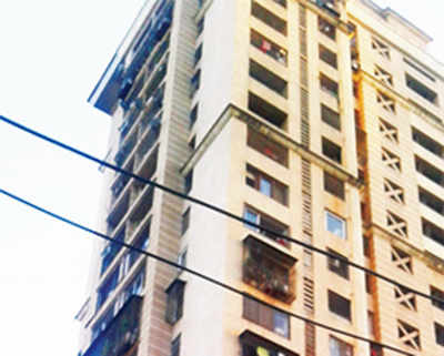 AC blast torches Raheja apartment