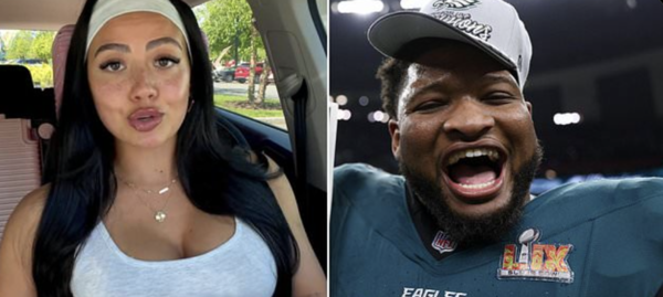 Eagles' Fred Johnson accused of dumping 8-Month pregnant girlfriend to go on Hinge