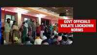 On cam: Govt officials violate lockdown norms in Kerala's Kannur while addressing migrant workers 