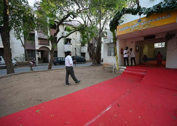 Exclusive polling station at apartment complex in Madurai