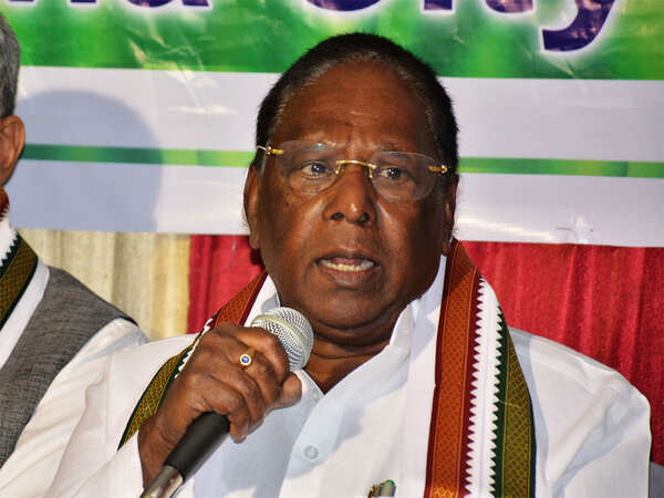 Puducherry CM V Narayanasamy loses trust vote, resigns: Highlights